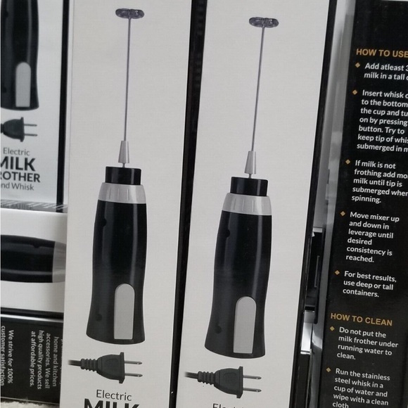 Electric Milk Frother And Whisk - Picture 2 of 5